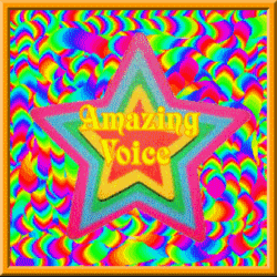 layered star with amazing voice over, psychedelic pattern 