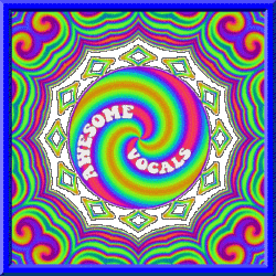 psychedelic pattern swirls, awesome vocals over