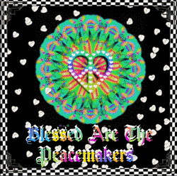 heart centered mandala, blessed are the peacemakers