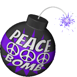 lit fuse peace bomb