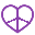 purple peace heart