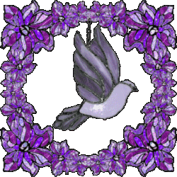 stained glass peace dove