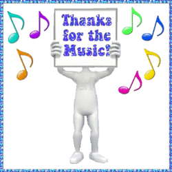 thanks for the music
