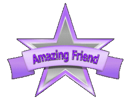 amazing friend star award