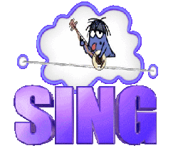 text is sing, bird sings plays guitar