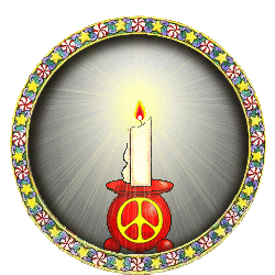 christmas peace candle