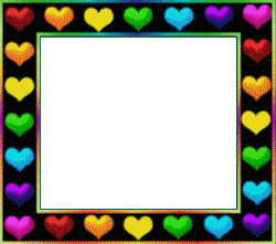 color animation hearts frame