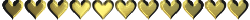 gold hearts divider