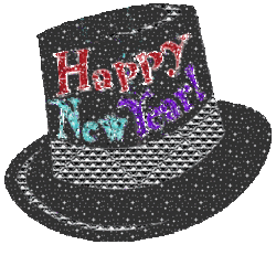 happy new year top hat