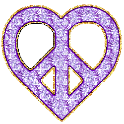 lavender marble peace love symbol