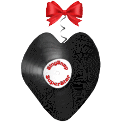 heart shaped record swinging