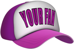 your fan pink hat
